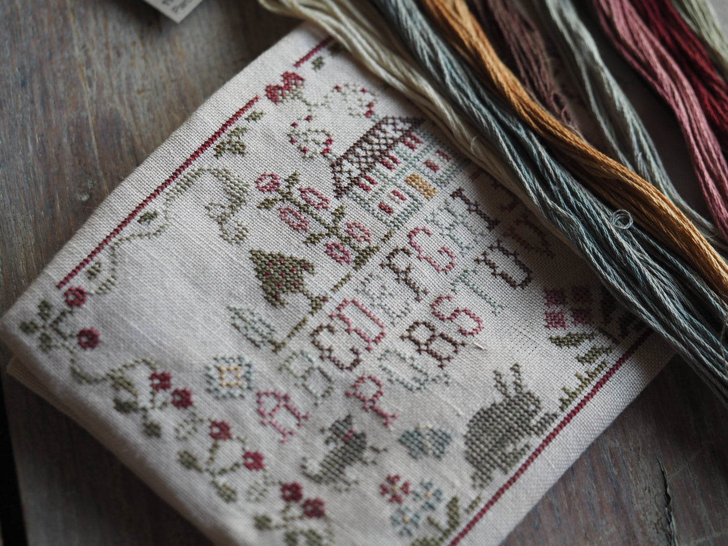 Cherry Garden Sampler PDF Pattern
