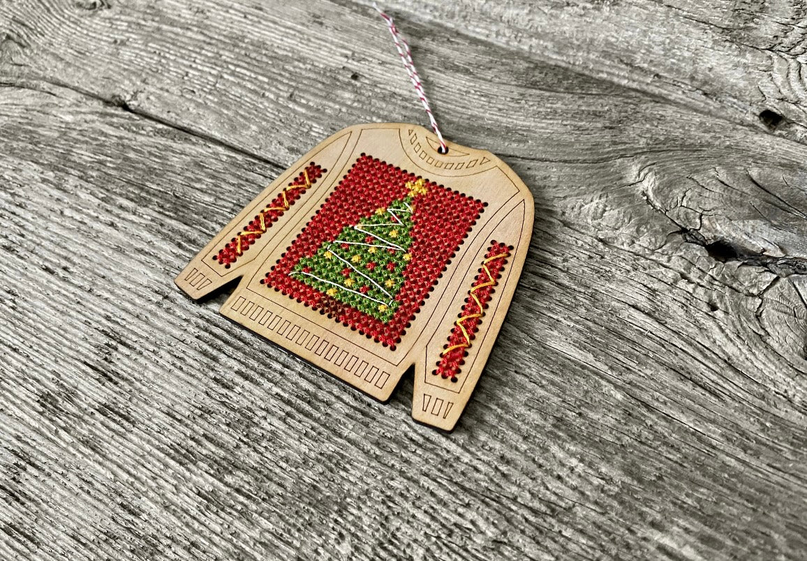 Canadian Stitchery- Zany Tree Ugly Sweater