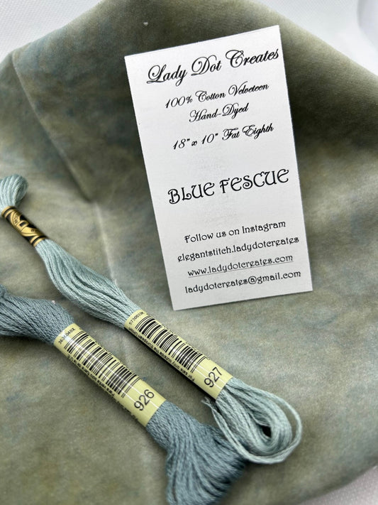 Blue Fescue Velveteen from lady Dot Creates