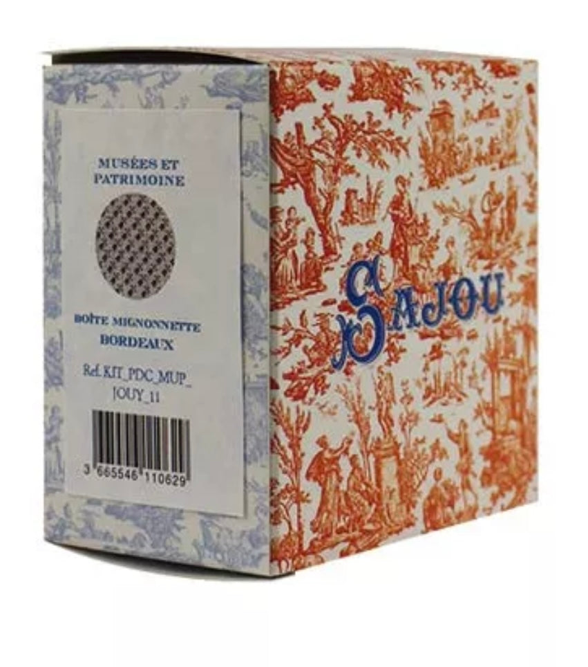 CROSS STITCH KIT - BORDEAUX MIGNONNETTE ROUND BOX