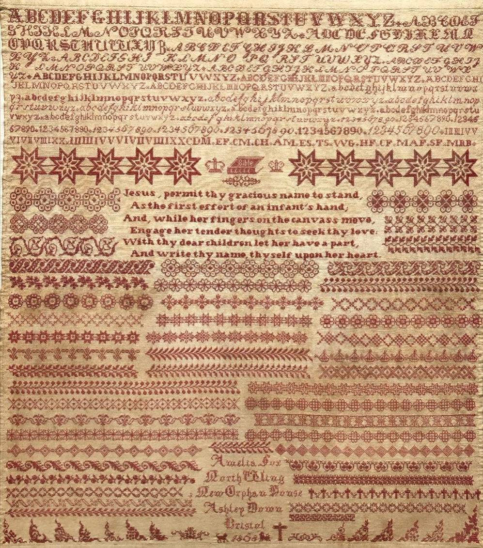 Bristol Orphanage Sampler Printed Booklet