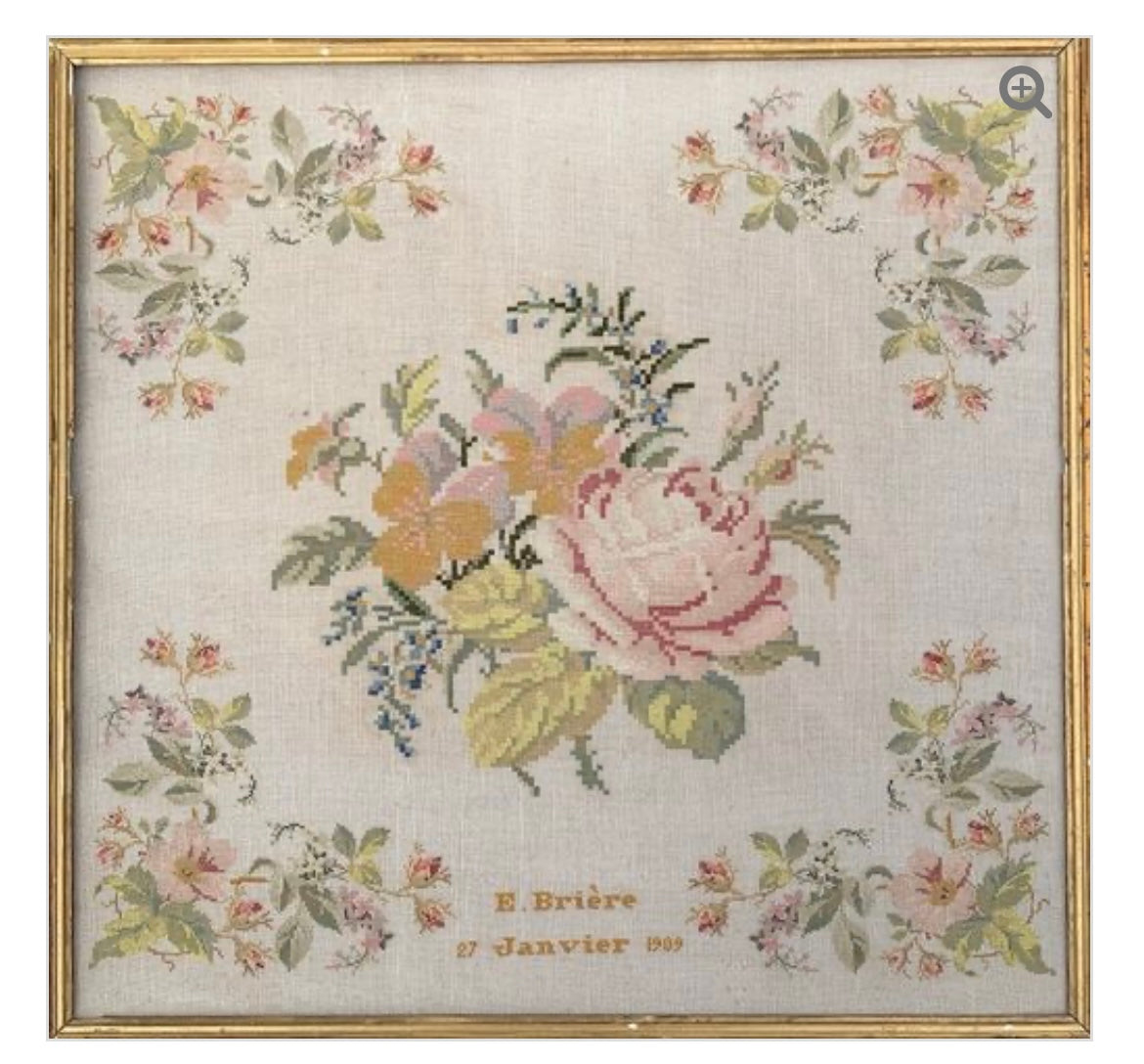 Ernestine Briere 1909 Printed Pattern
