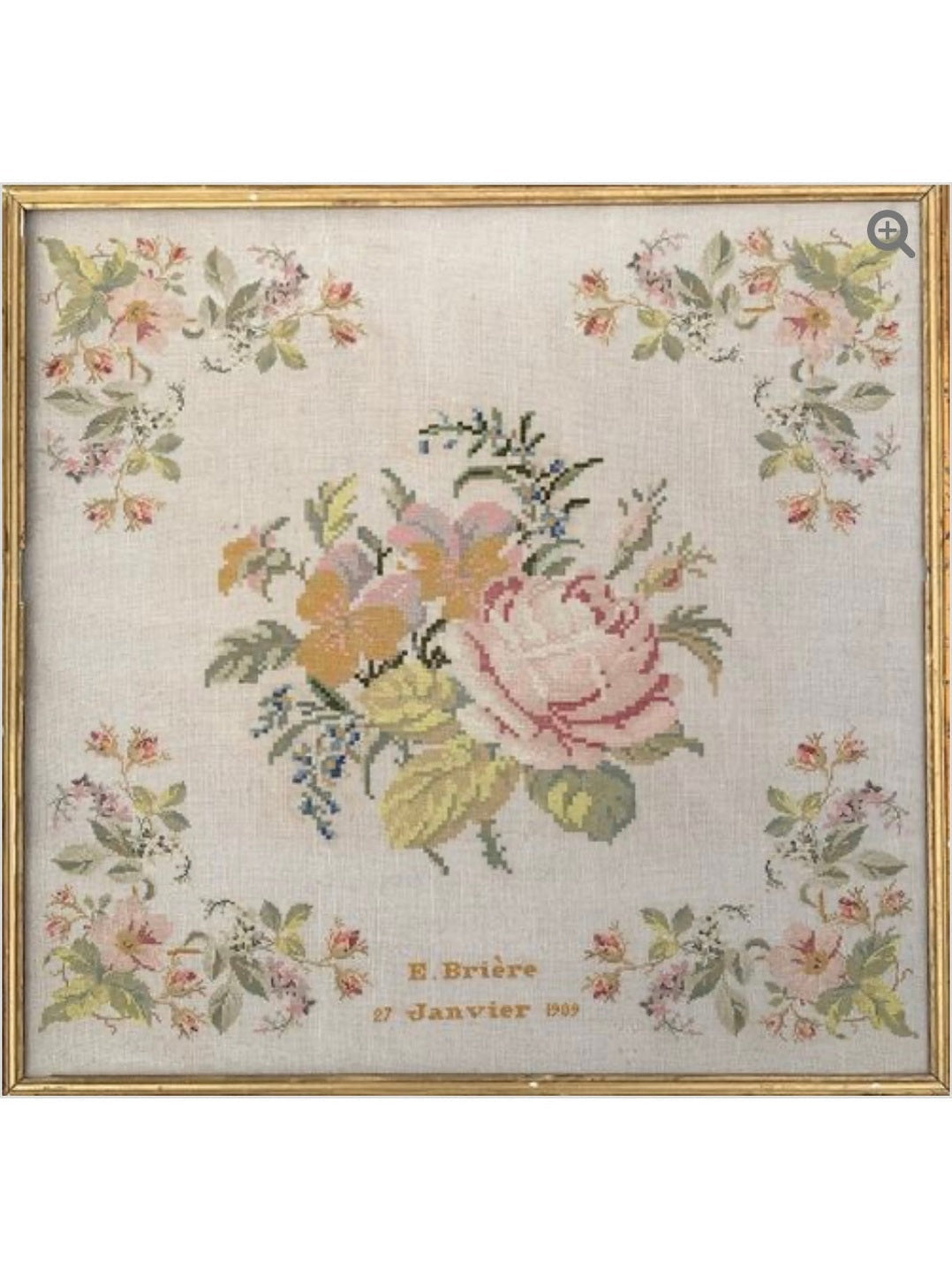 Ernestine Briere 1909 Printed Pattern