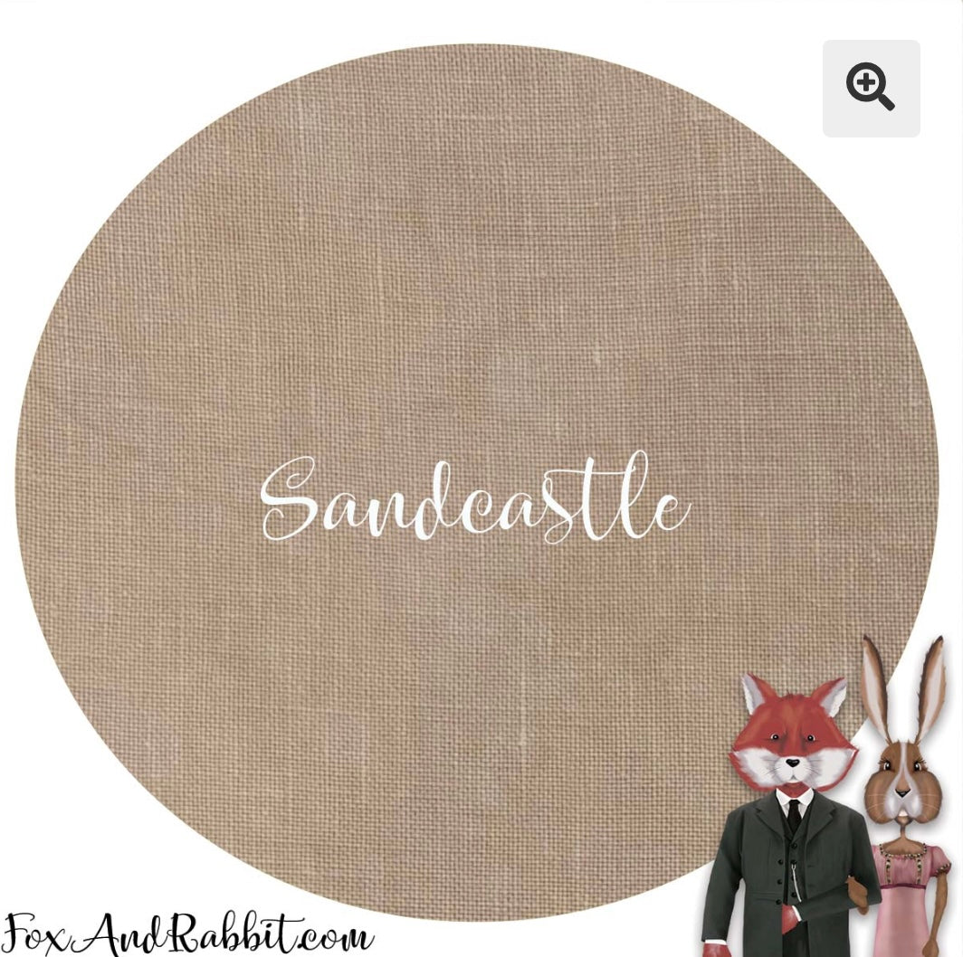 Fox and Rabbit 32ct Sandcastle