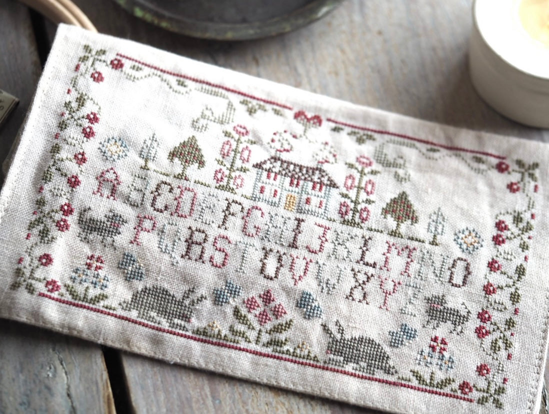 Cherry Garden Sampler Printed Pattern