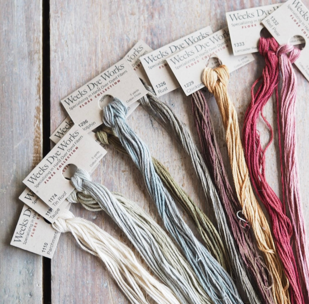 Cherry Garden Antique Sampler Thread Pack