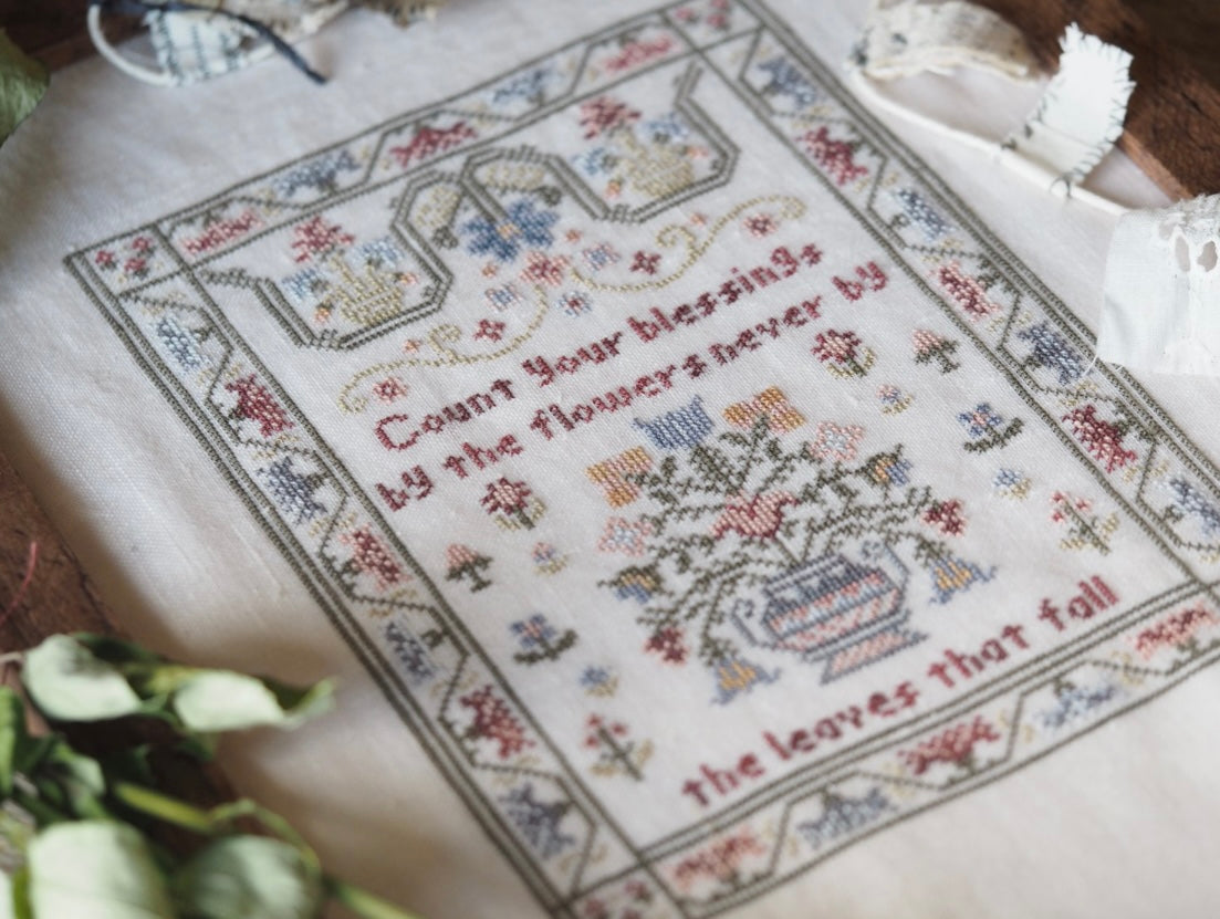 Count your Blessings Printed Pattern and Thread Pack