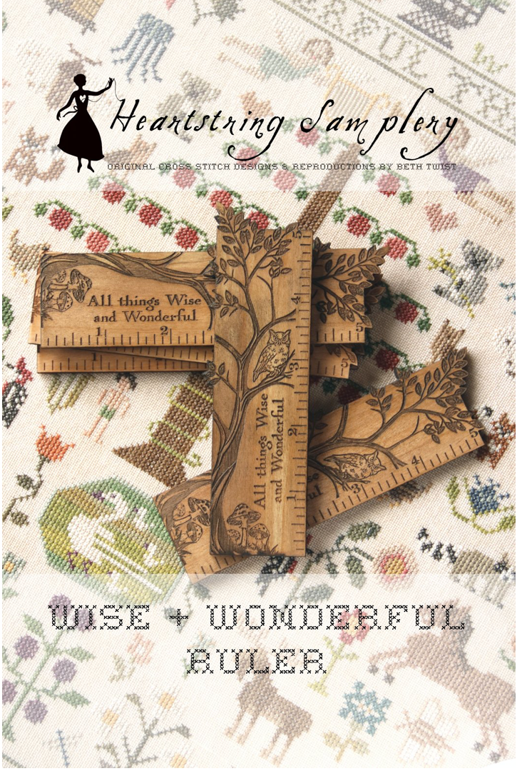 Heartstring Samplery - Wise and Wonderful ruler