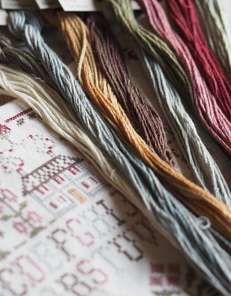 Hand dyed Threads and Material Packs