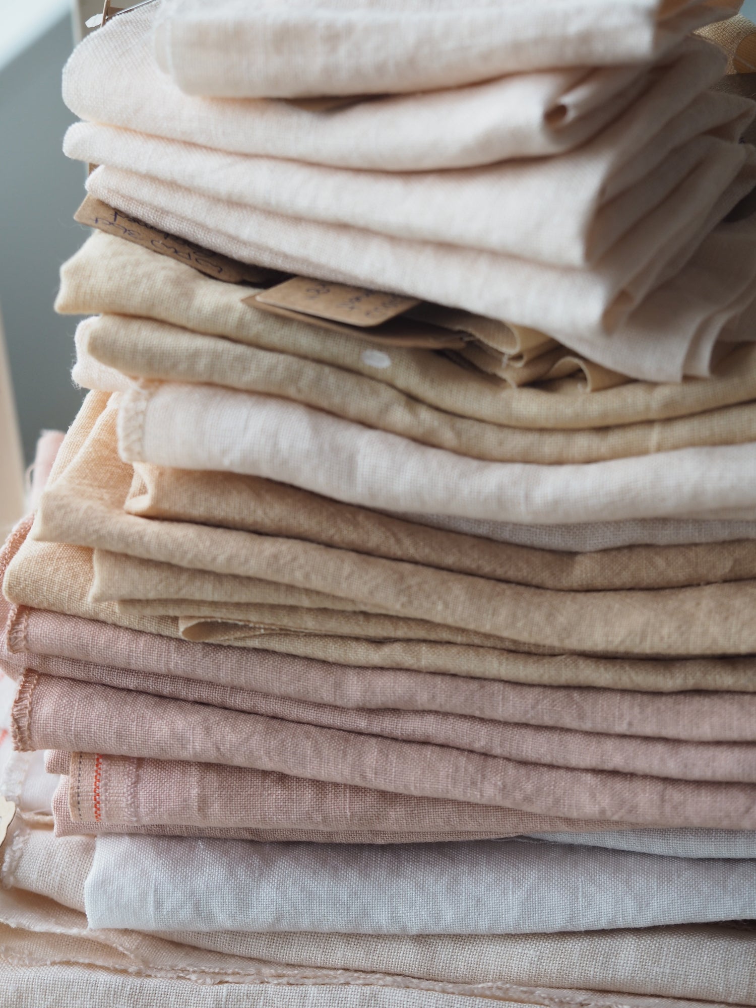 Hand dyed Linen and Zweigart 36ct