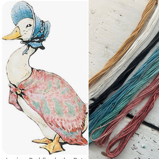Jemima Puddle Duck inspired thread collection