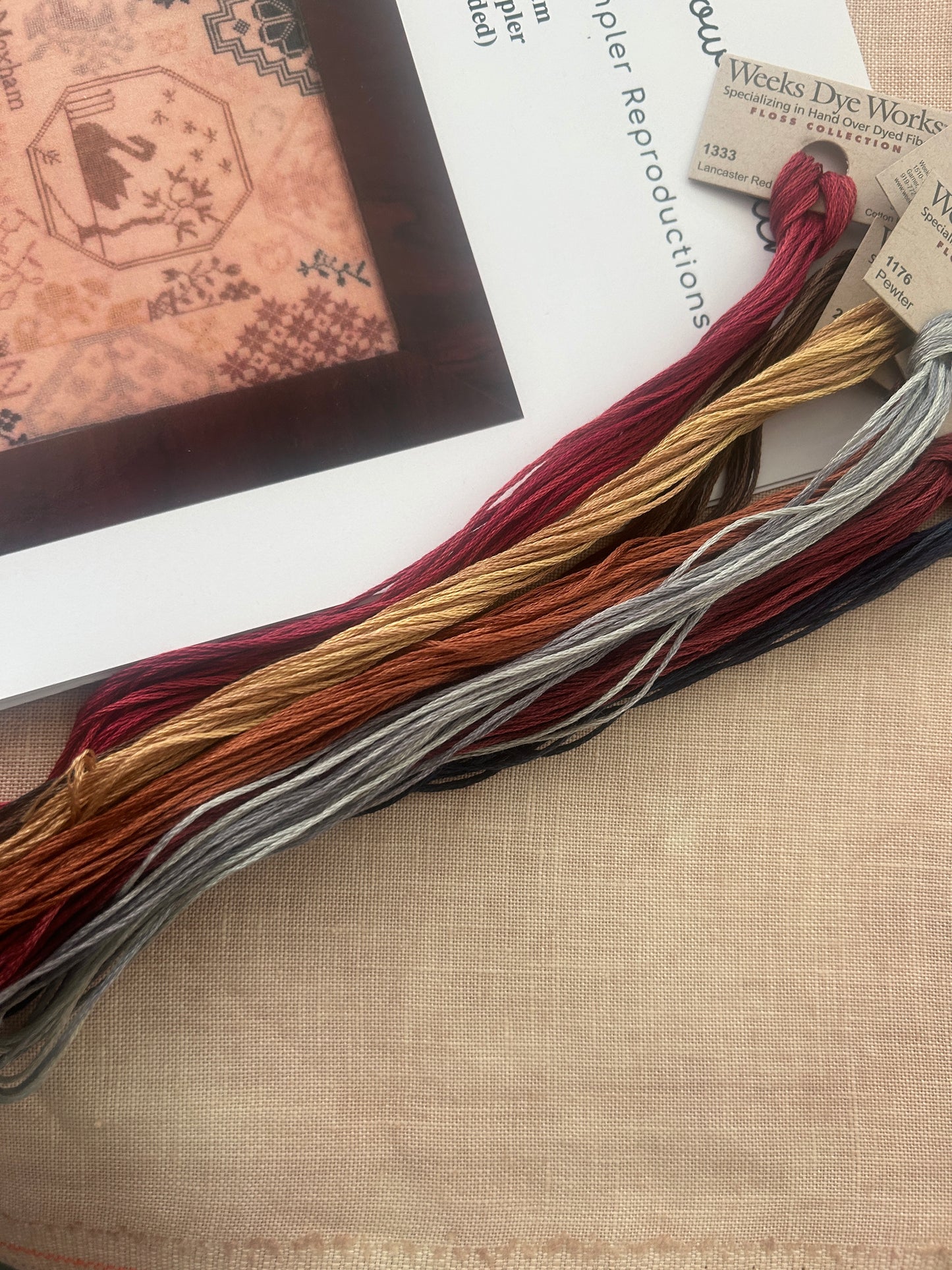 Olde Willow Stitchery - Rachel Moxham Material Pack