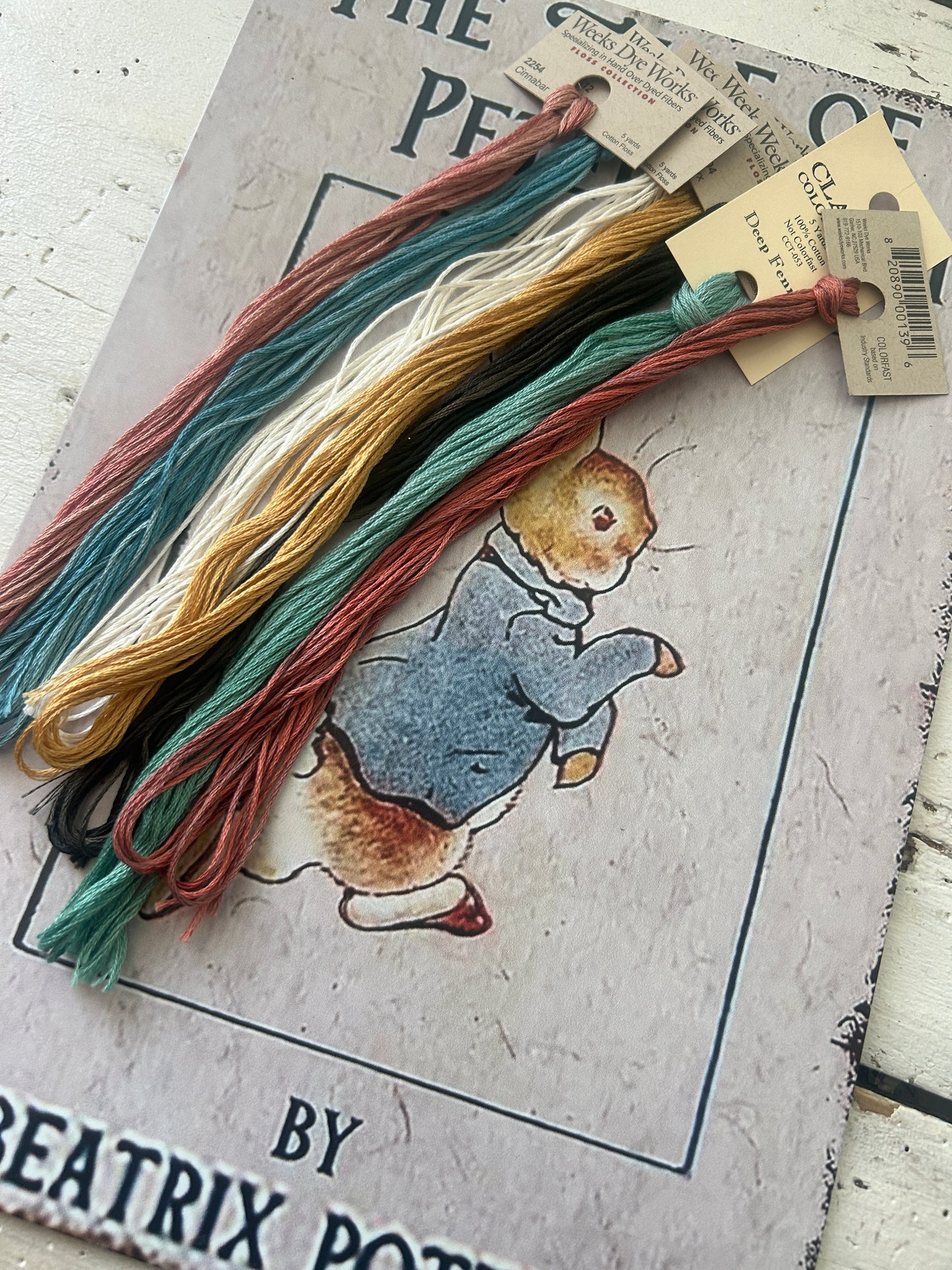 Jemima Puddle Duck inspired thread collection