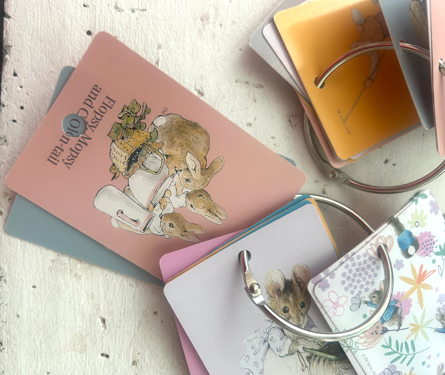 Beatrix Potter Playing Cards Floss Drops - set of 10