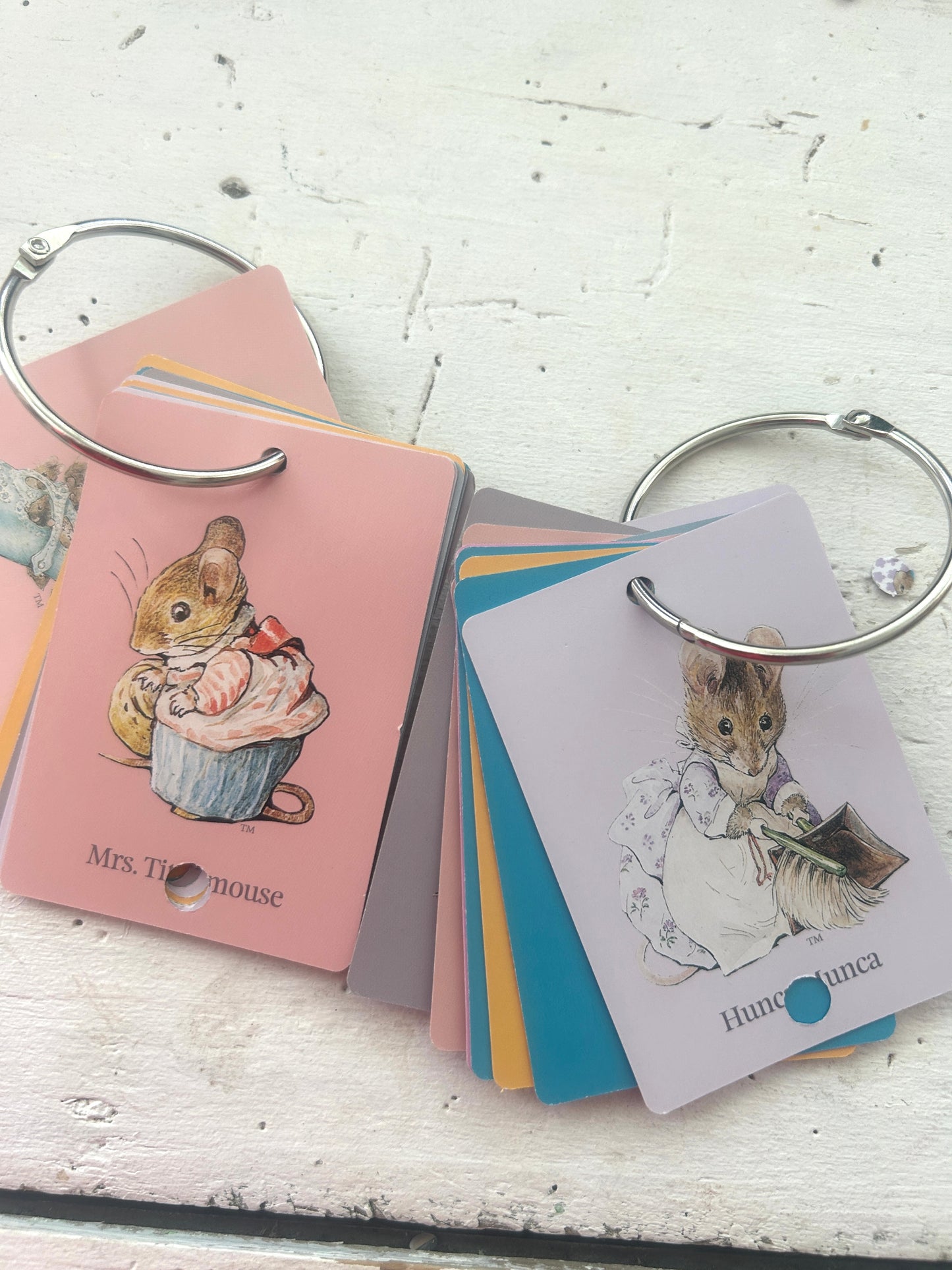 Beatrix Potter Playing Cards Floss Drops - set of 10