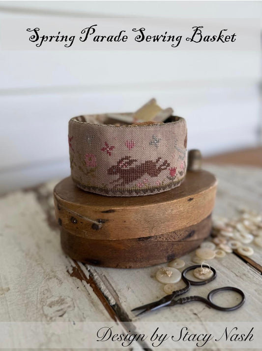 Stacy Nash Designs- Spring Parade Sewing Basket