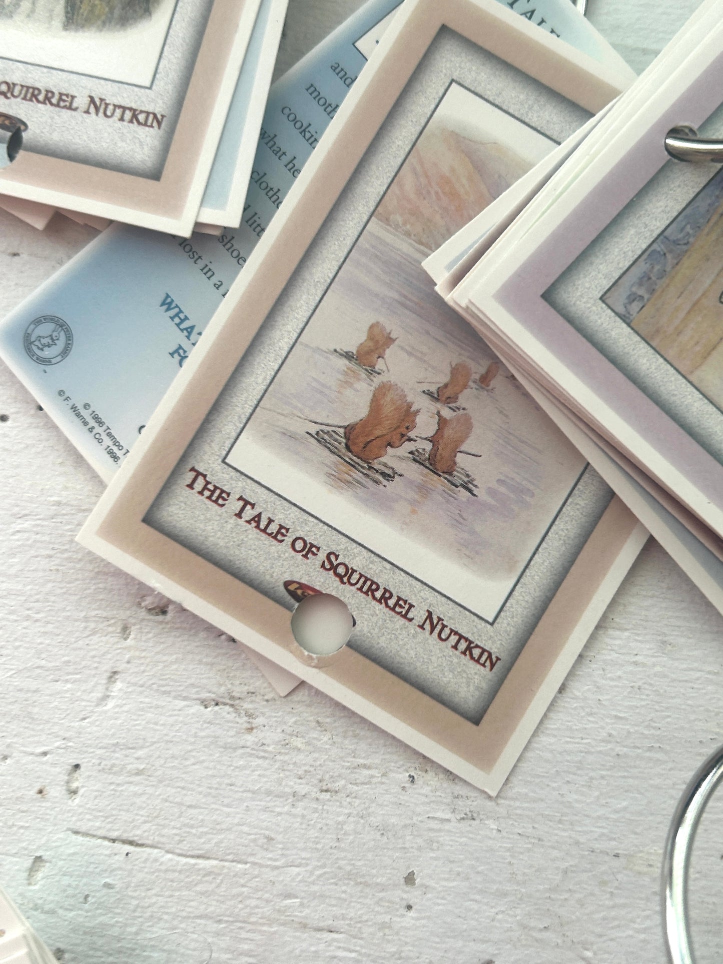 Vintage 1978 Beatrix Potter Trading Cards Floss Drops - set of 10