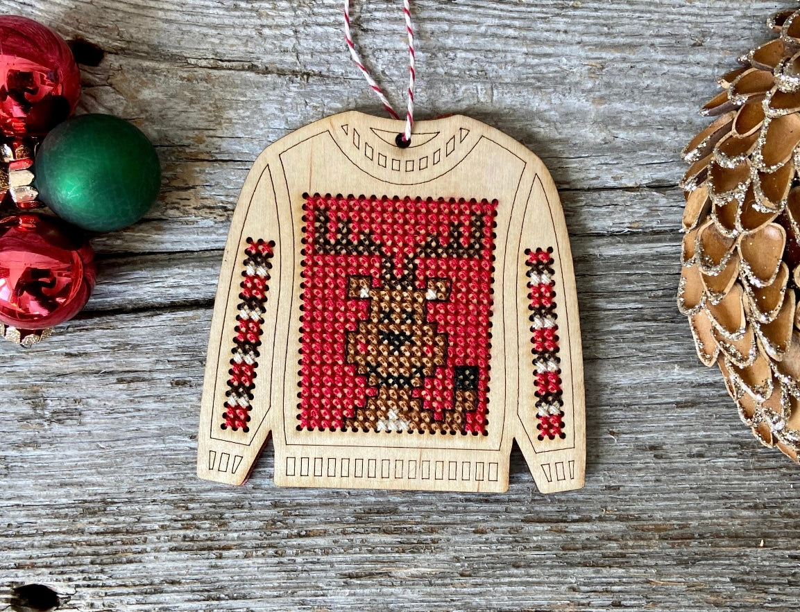 Canadian Stitchery- Rodney Reindeer Ugly Sweater
