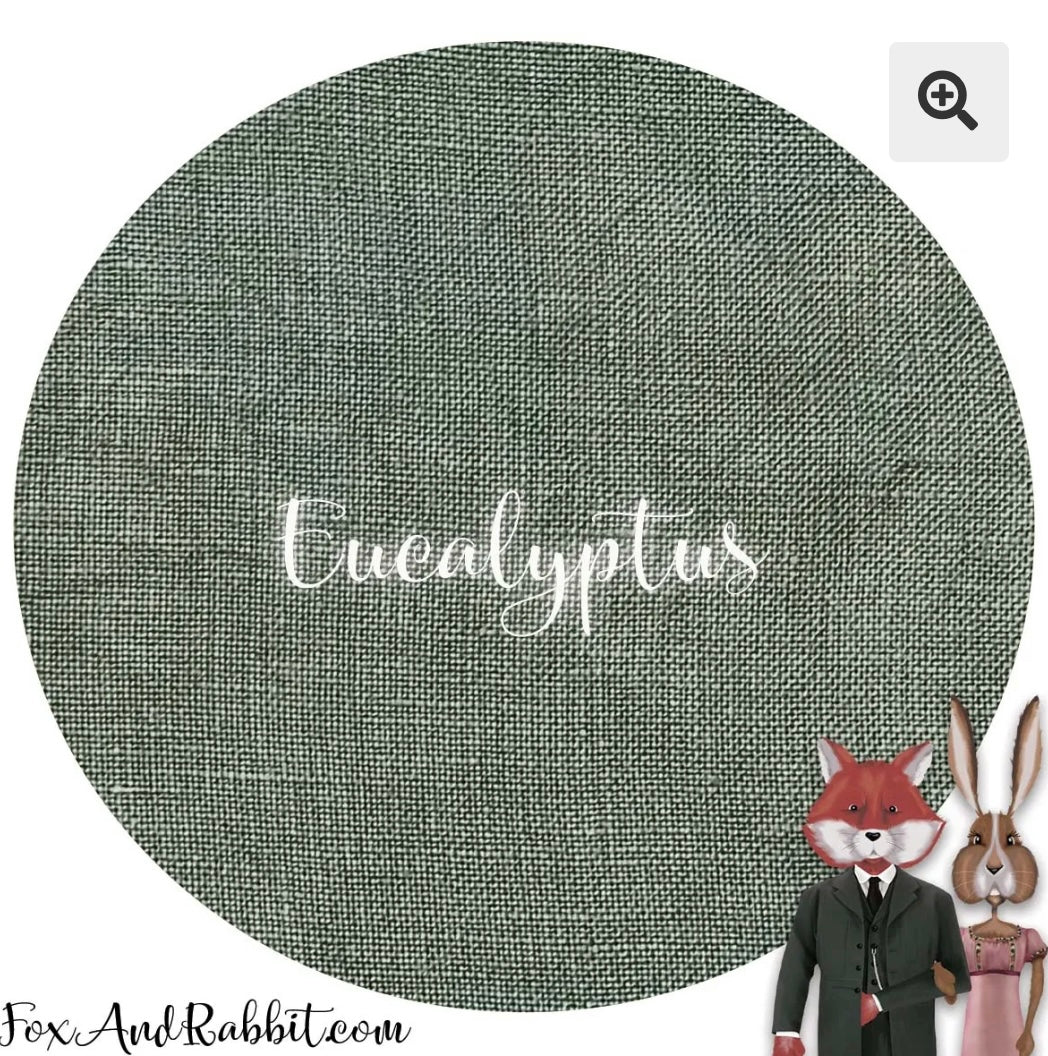 Fox and Rabbit 36ct Eucalyptus