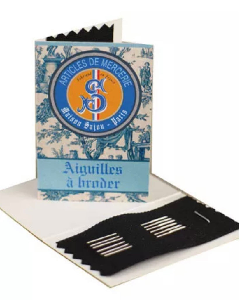 Sajou no 28 round point embroidery needles