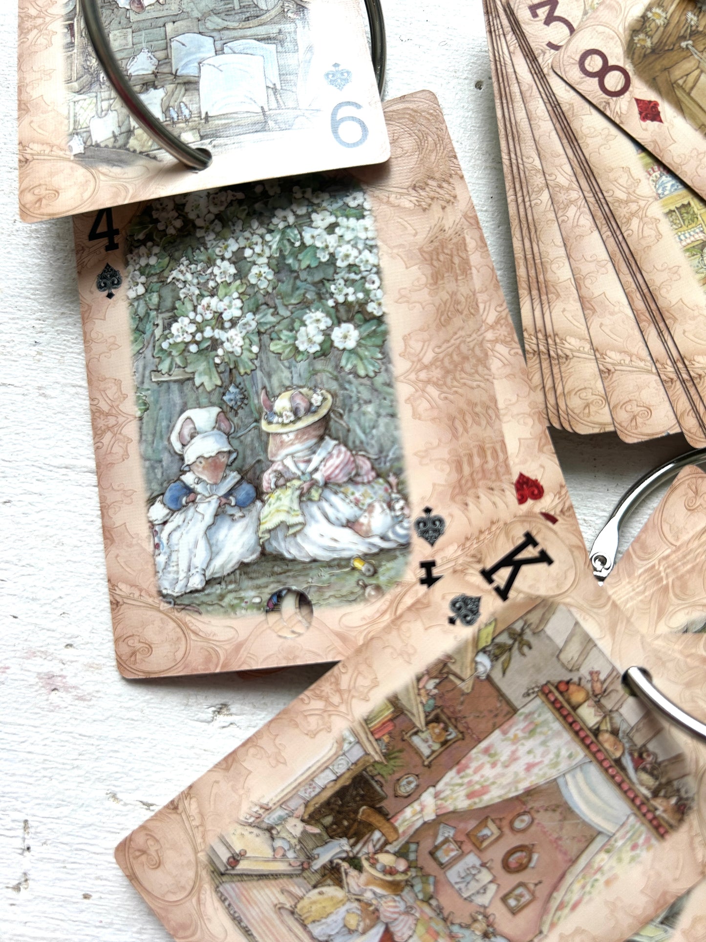Mouse Playing Cards Floss Drops - set of 10