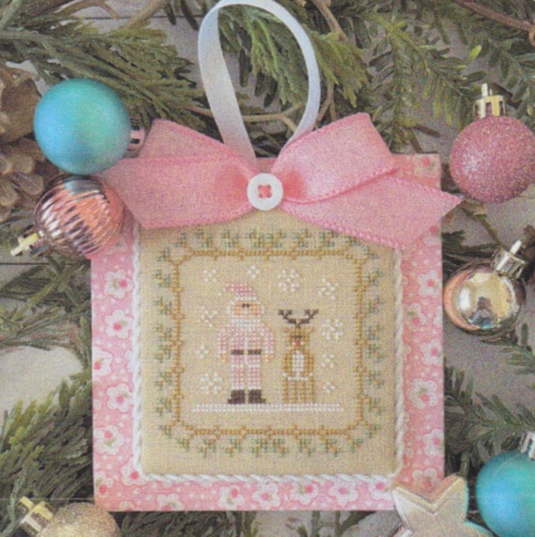 Country Cottage Needleworks Santa and Rudolph (Pastel Collection)