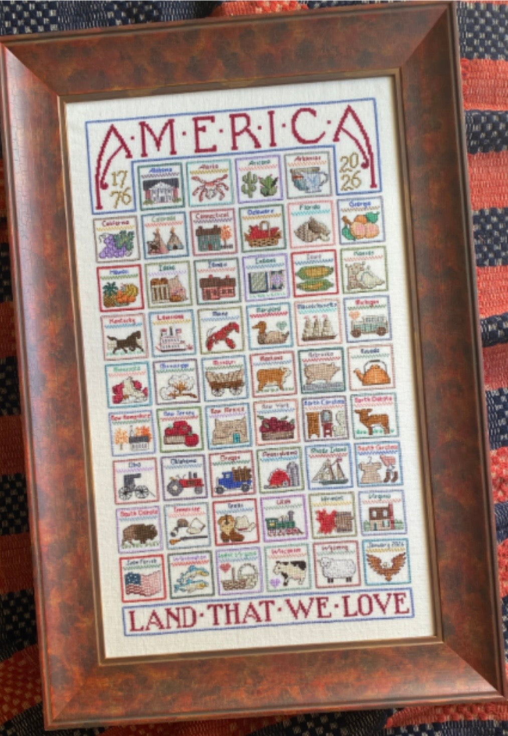 Jean Farish Needleworks - America Land that we Love