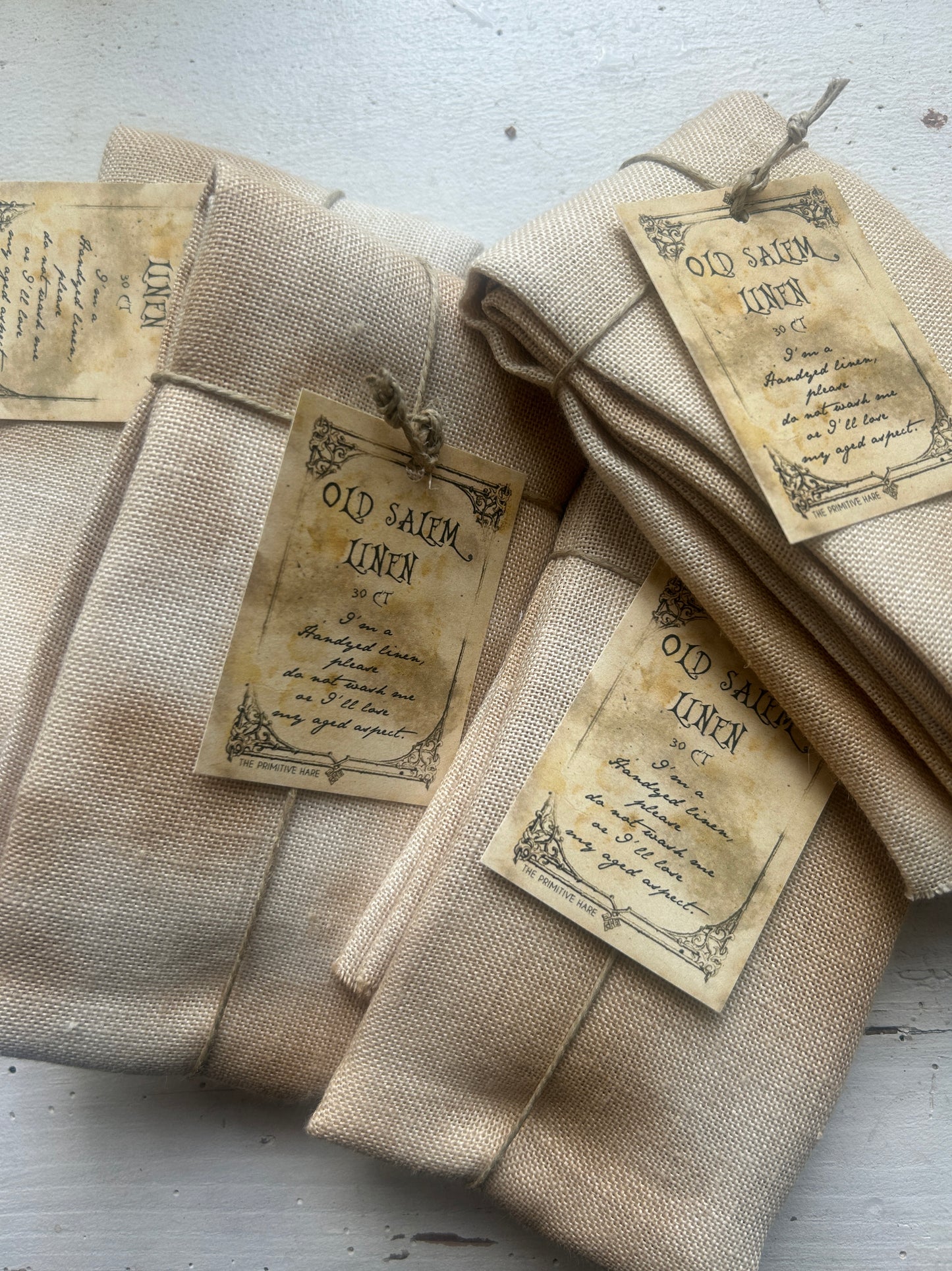 The Primitive Hare - 30ct Old Salem linen
