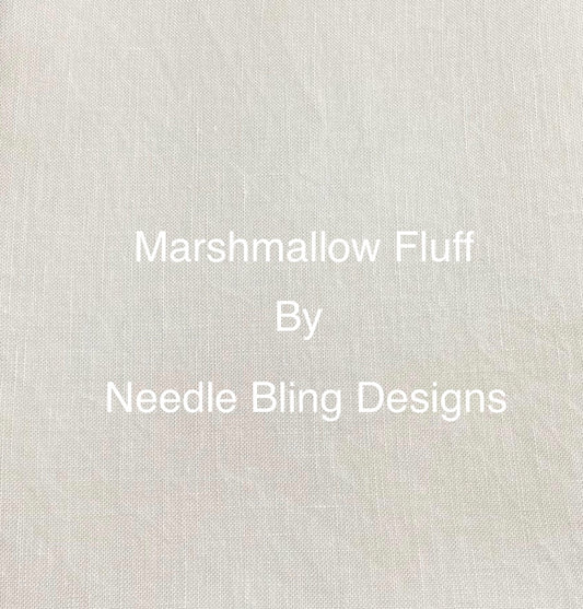 Marshmallow Fluff 36ct from NeedleBling Linen
