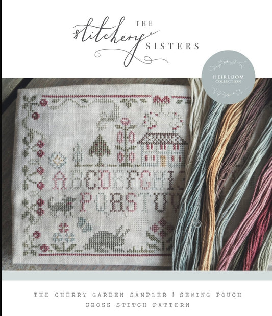 Cherry Garden Sampler Printed Pattern