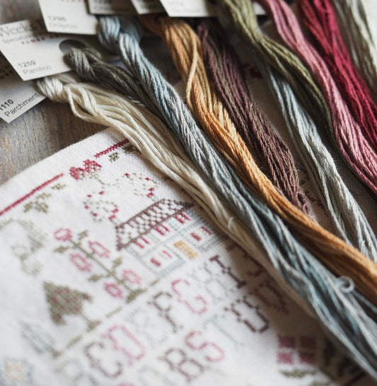 Cherry Garden Antique Sampler Thread Pack