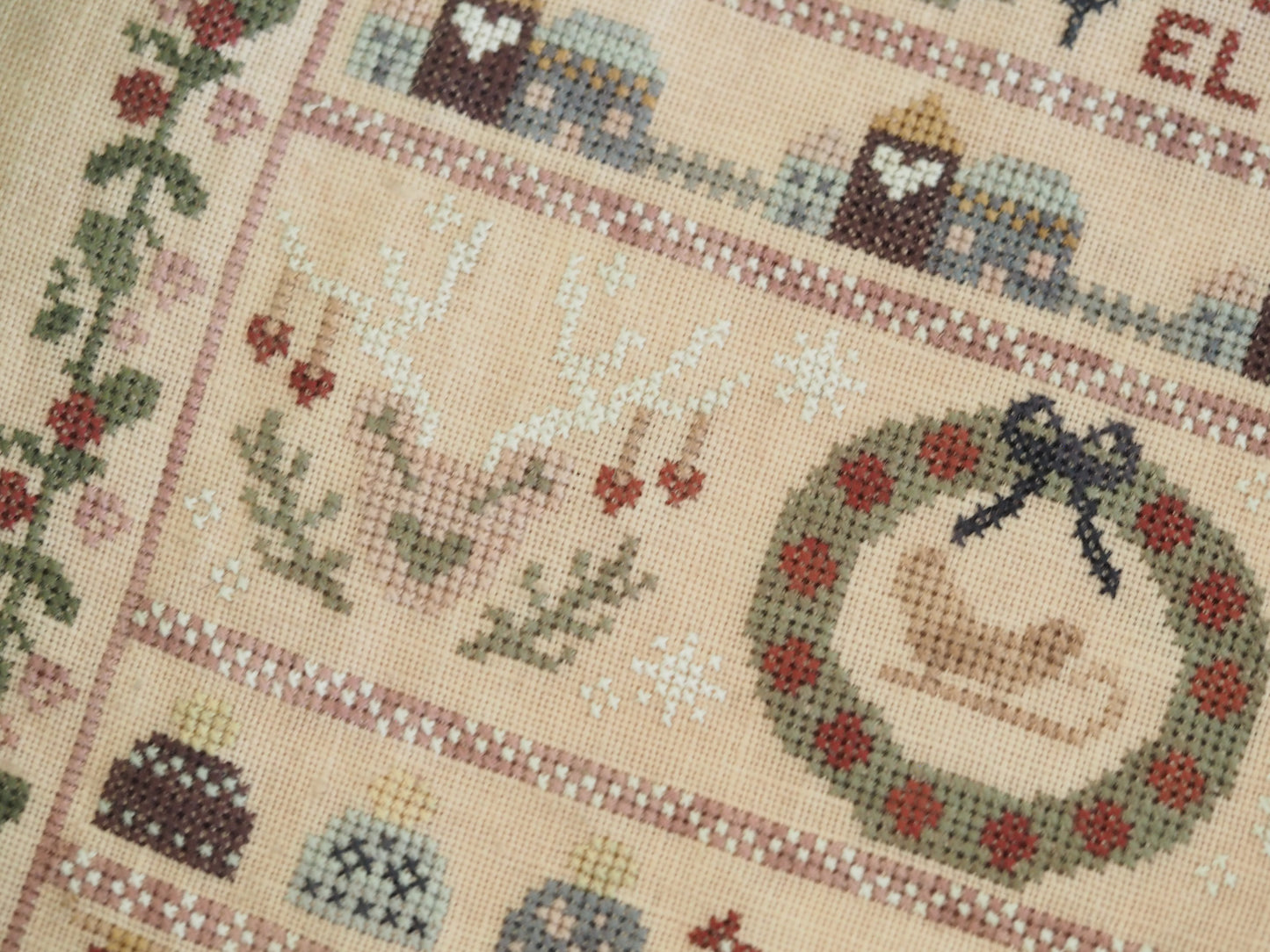 Nordic Heirloom Christmas Sampler Printed Pattern