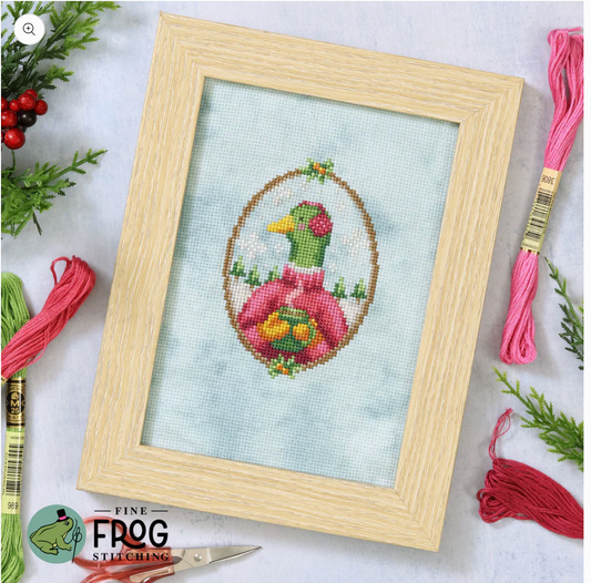 Fine Frog Stitching - Hot Cocoa Duck