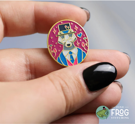 Fine Frog Stitching - Badger Gentleman Needleminder